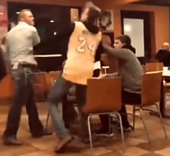 Demonstration of putting a cheeky young man to sleep