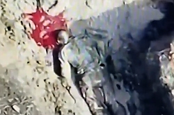 Drone Gets Perfect Headshot On Soldier.