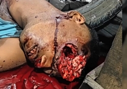 The man was executed in a workshop