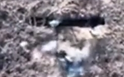 Two orcs in a trench catch some shrapnel