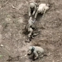 Russian forces took casualties in Bakhmut from a Ukrainian action