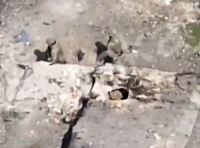 UAF Artillery hits RU personnel 