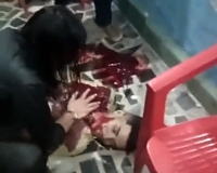 A mother and son were executed in a bar