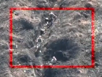 FPV drone and a hit on a Russian trench