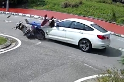 The woman was killed instantly by the fatal hit of the BMW