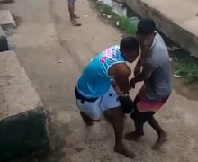 The lynching of a man in Bairro Bom Parto