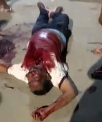 Two men were executed in the local market