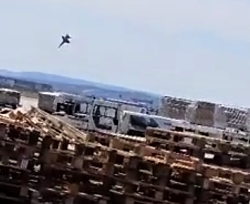 Spanish F-18 crashes during training