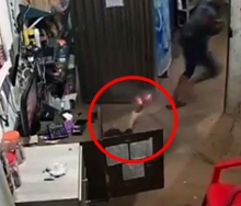 Dude Shot at Work...Bad Day!