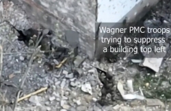 Wagners shooting Wagner during offensive in Bakhmut