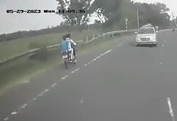 Bus Rams in Car, 8 Dead