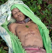 A probably tortured and dead man was found