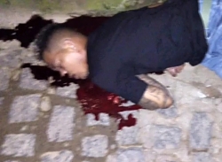 The young man was shot for cooperating with the police