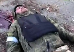 Ukrainian group showing KIA enemy soldiers