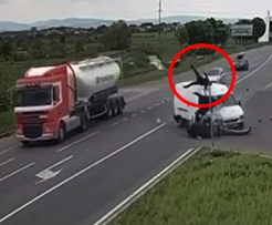 Fatal day in Kalusha, the biker died