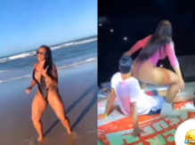 LMFAO: Thick Stripper Snaps Guys Skinny Arm in Half