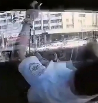 Omsk, a policeman in the hospital