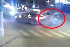 Fatal accident of a motorcyclist in Volgograd (2 angles)