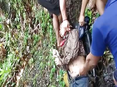 Accident: dead body recovery.