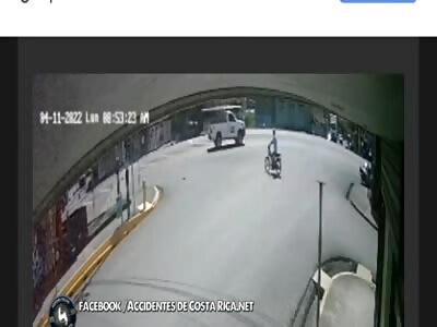 Accident Motorized Bycicle 