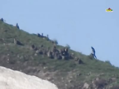 Turkish troops flee from pkk heavy weapons attack