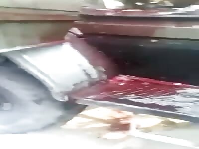 Dead Chechen  Inside Truck