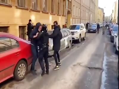 Russian Protestants Confront the Police