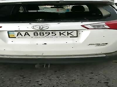 Civilian Dead In Car