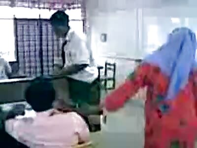 Teacher canes students 