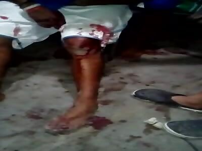 Family were shot in attempted robbery 