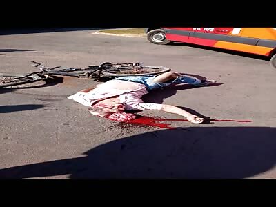 Old man and his crushed head