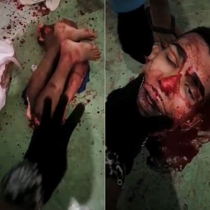 Gang Member Shows off His New Trophy