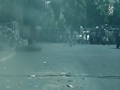 Terrorist Detonates in the Crowd