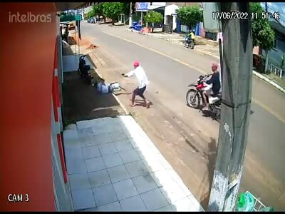 Killed by gunslinger, tried to run but died