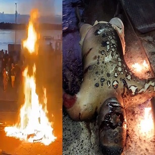 Cell Phone Footage of Naked Man Being Lynched to Death