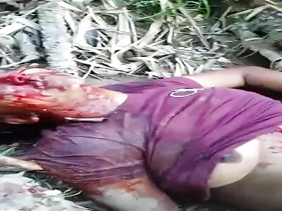 WTF Woman with Huge Breasts Skinned.