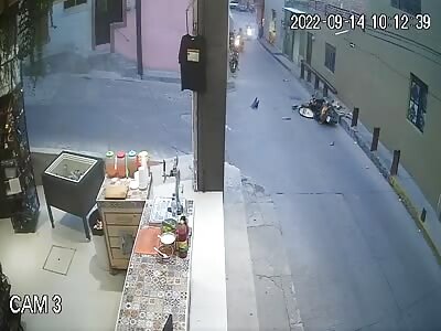 Female Biker With the Most Ridiculous Crash of the Day.