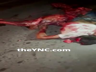 Splaft man was ground up on the Brazilian highway