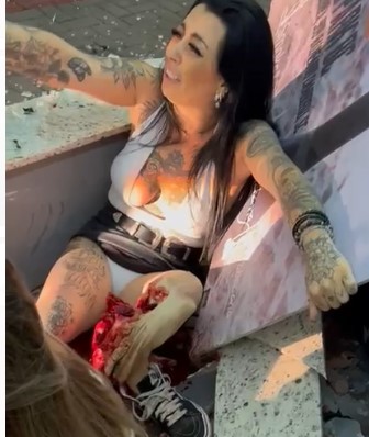 (CCTV & Aftermath) Women Run over on the Sidewalk