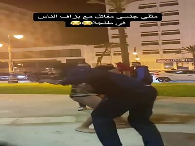 man dressed as a woman was attacked at the qatar world cup