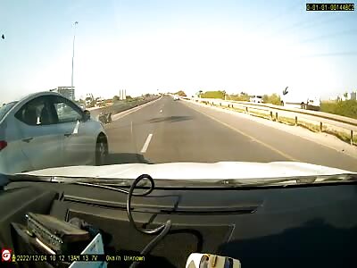 Never stop to argue with this driver