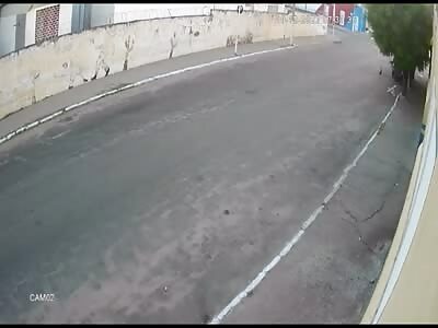 Bikers fly when shot down