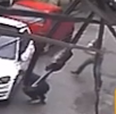 Young man already surrendered is executed by police