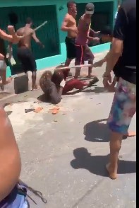 The Dude Was Dragged Out Into The Street And Brutally Beaten