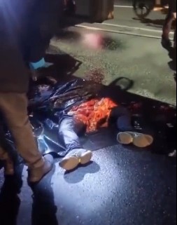 man crushed by truck