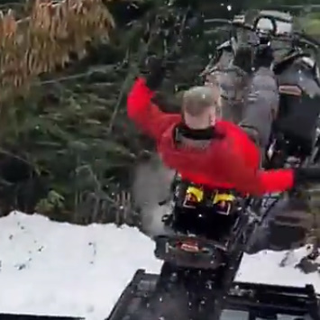 WCGW Loading a Snowmobile.