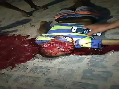 scene of a barbaric homicide