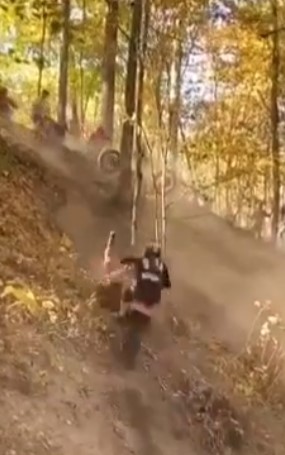 the last motorcycle climb