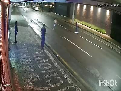 (With aftermath) woman destroyed after assault