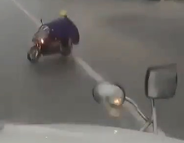 Head-First into a TRUCK...